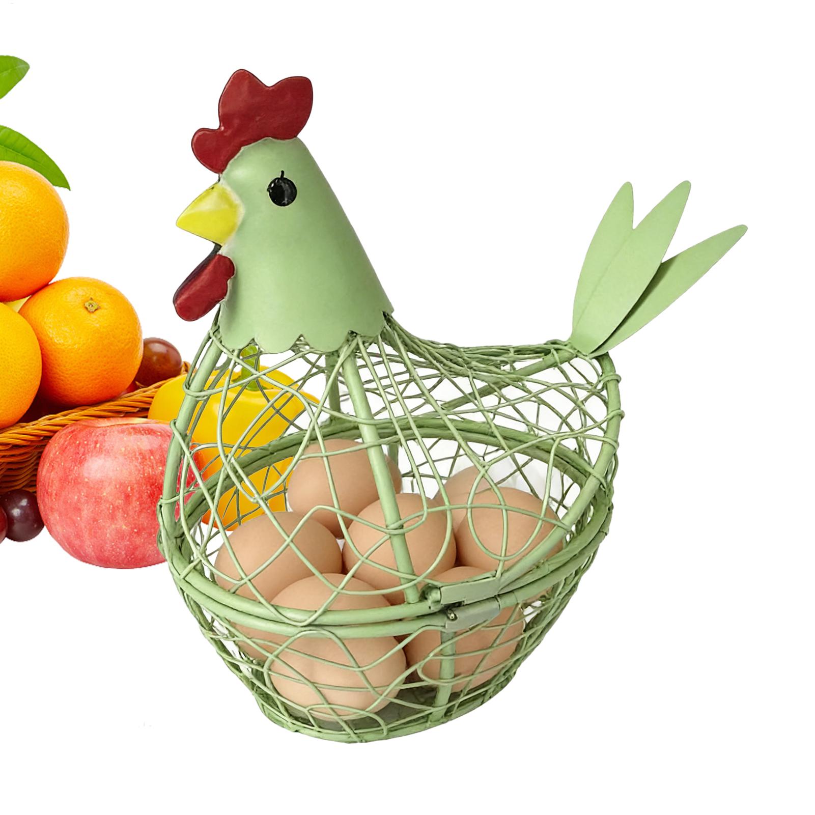 Food Snacks Basket - Metalowy koszyk na jajka w kształcie