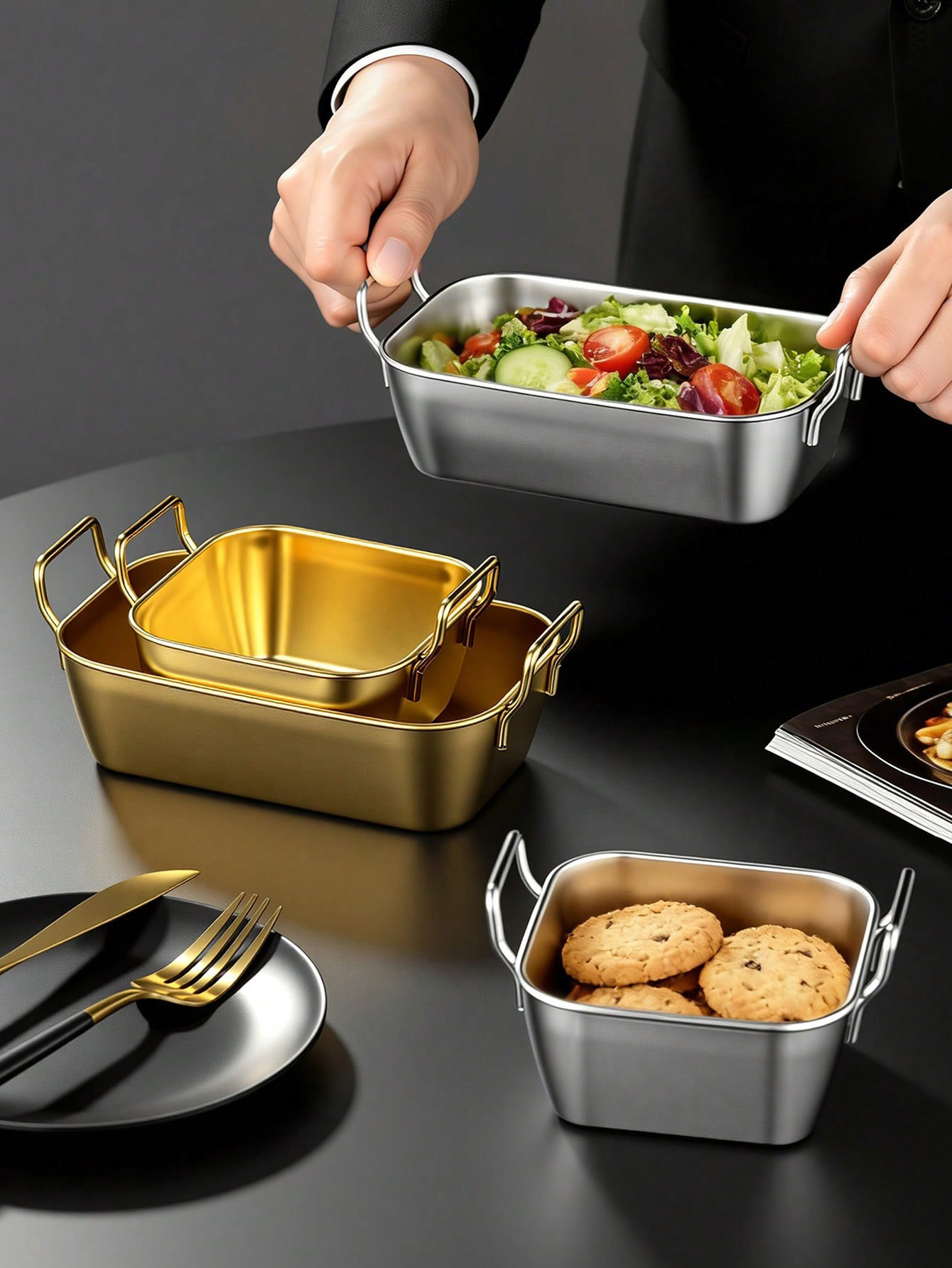 Food Snacks Basket - 1 szt. Koszyk na frytki ze