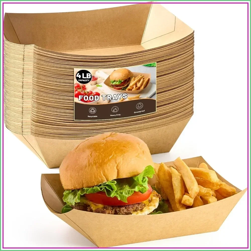 Food Snacks Images - Duże tace na żywność z papieru