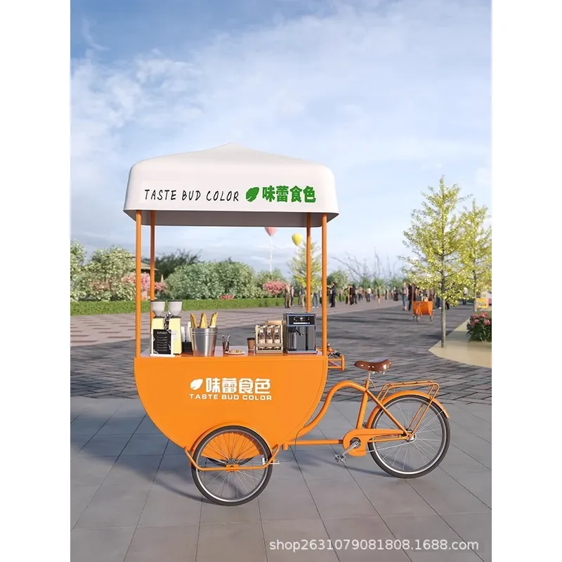 Food Snacks In Usa - Mobilny wózek gastronomiczny na zewnątrz, food