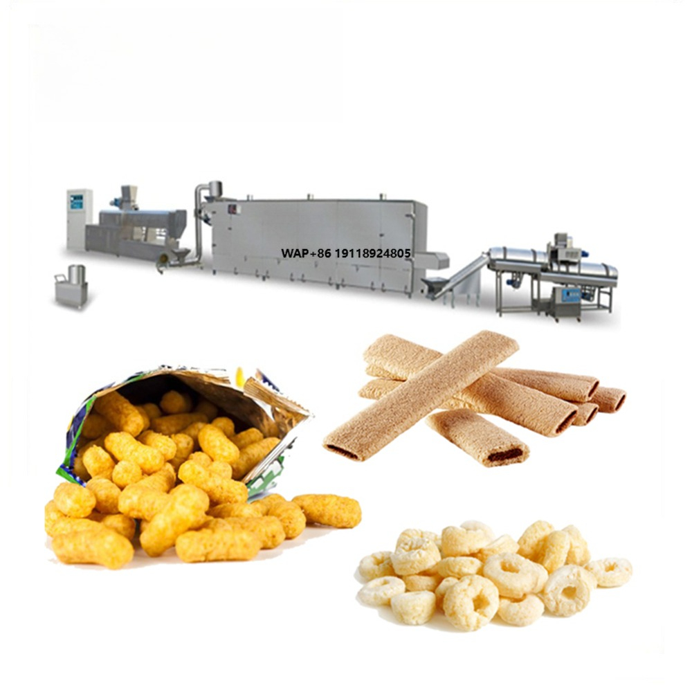Food Snacks Easy To Make - Automatyczna maszyna do ekstruzji przekąsek ze