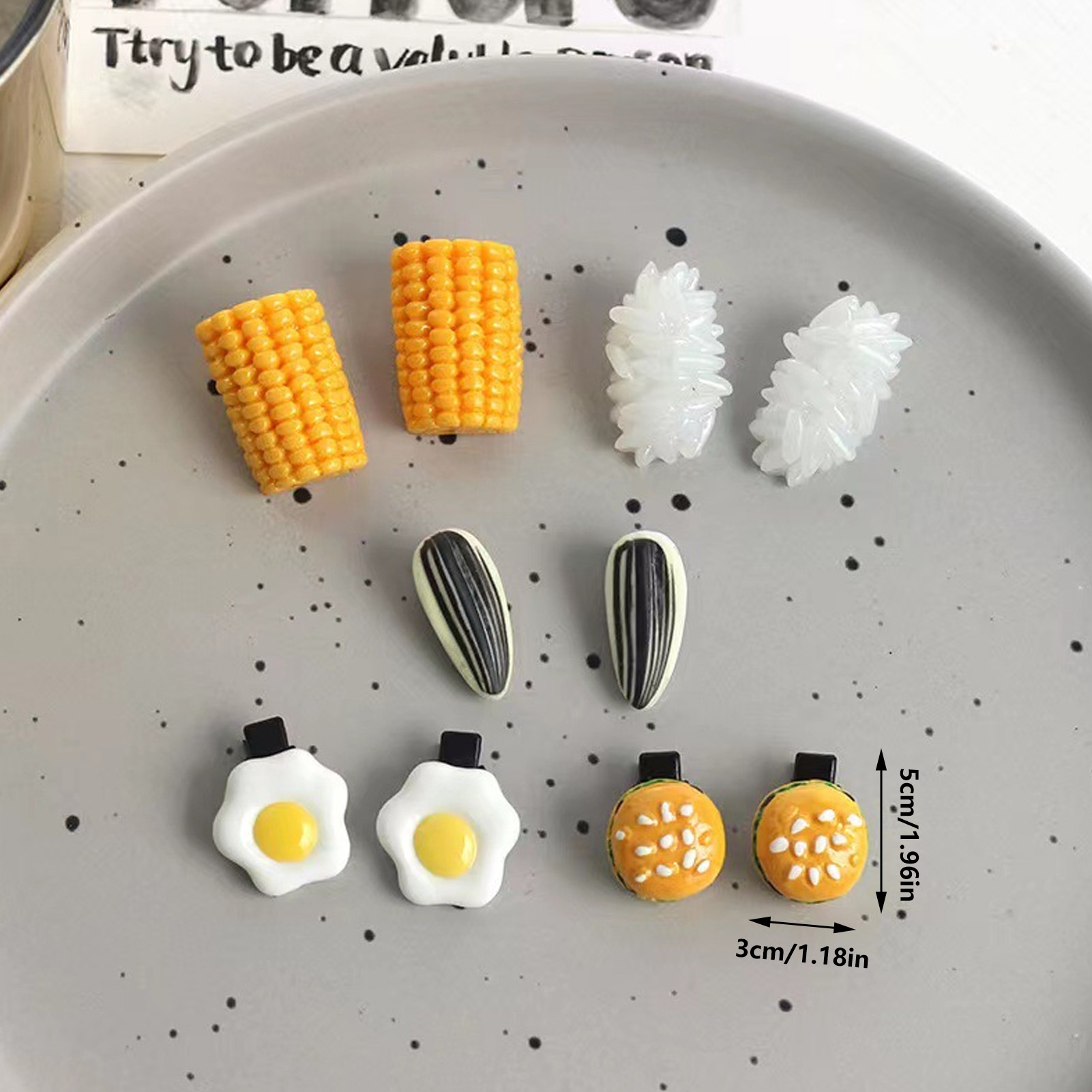 Zestaw mini spinek do włosów w – Food Snacks For Kids recenzja i cena