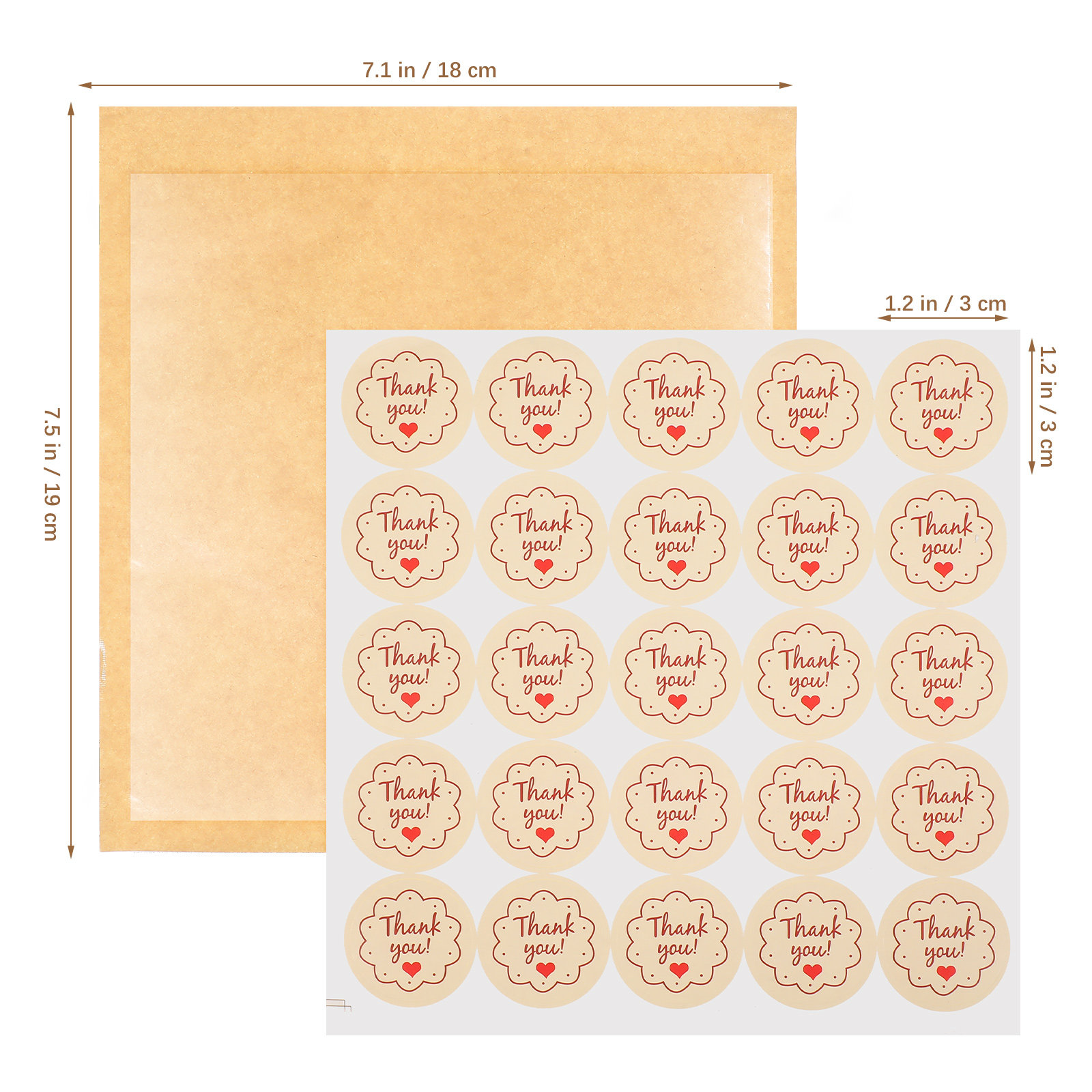 200 sztuk torebek celofanowych – Food Snacks Label recenzja i cena