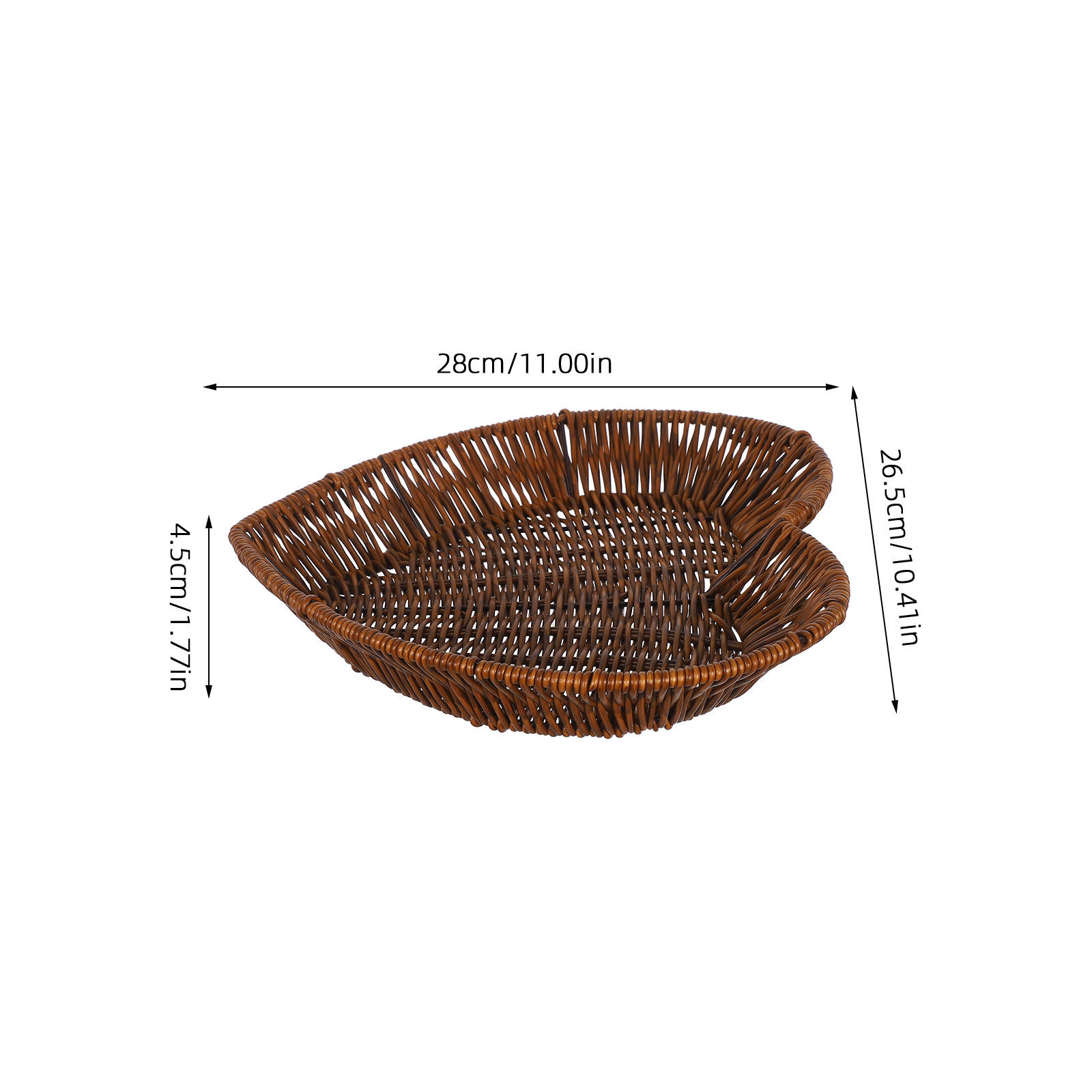 2 szt. Koszy z rattanu w kszta – Food Snacks Basket recenzja i cena