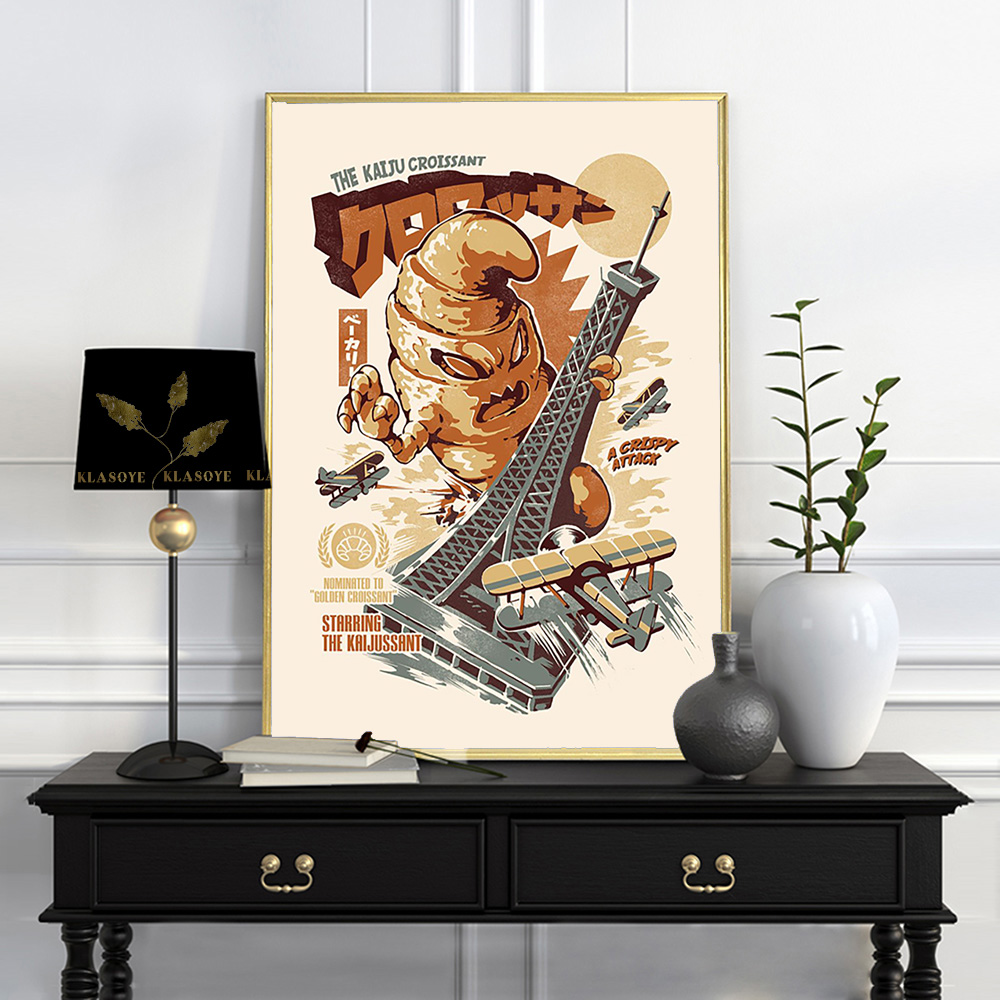 Zabawny Plakat Vintage Japońsk – Food Snacks Pictures recenzja i cena