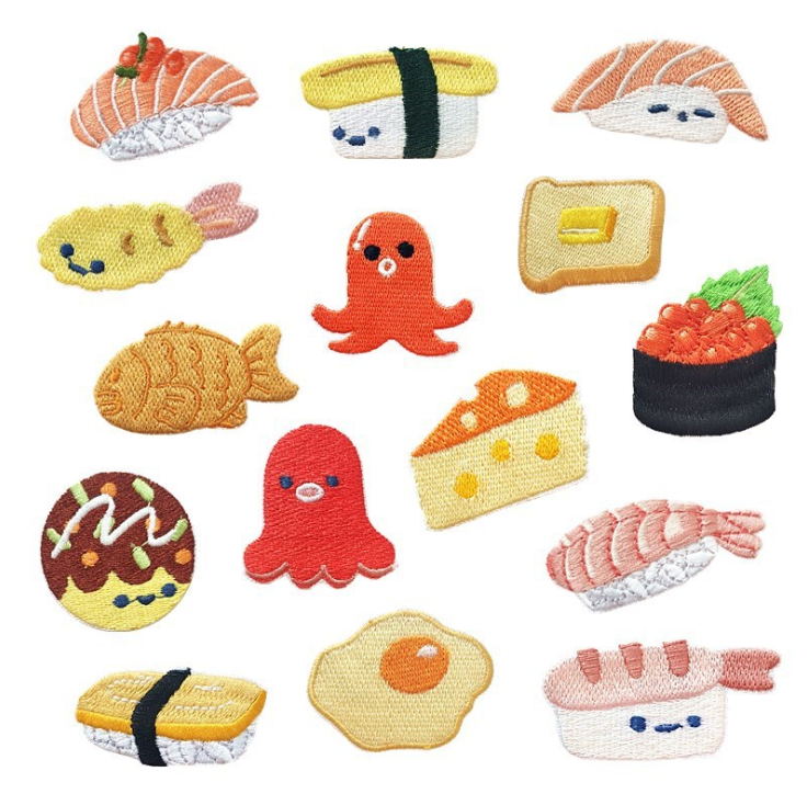 10 szt. Naszywka haftowana Pop – Food Snacks Pictures recenzja i cena