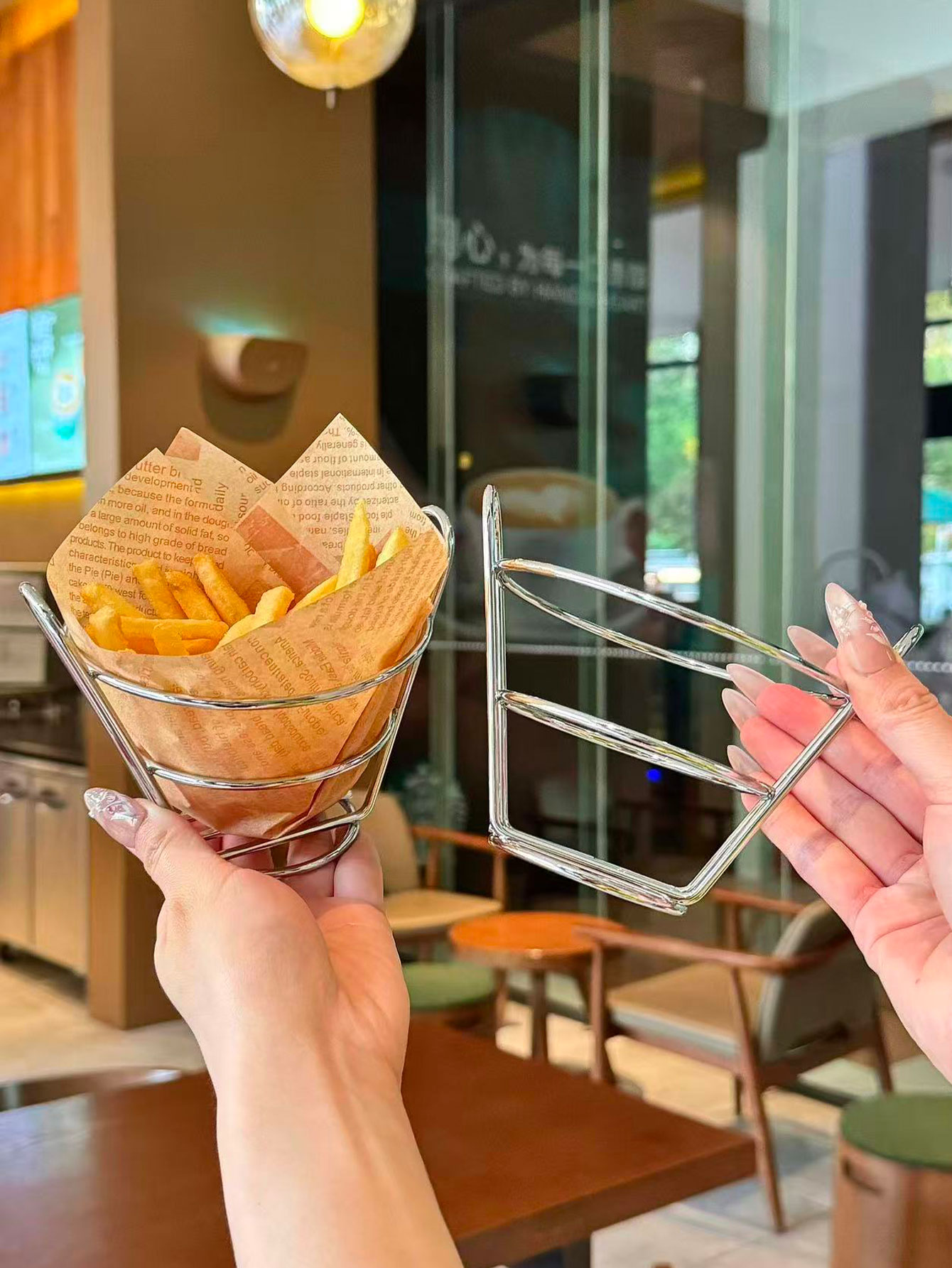 Żelazny koszyk na przekąski w  – Food Snacks Basket recenzja i cena