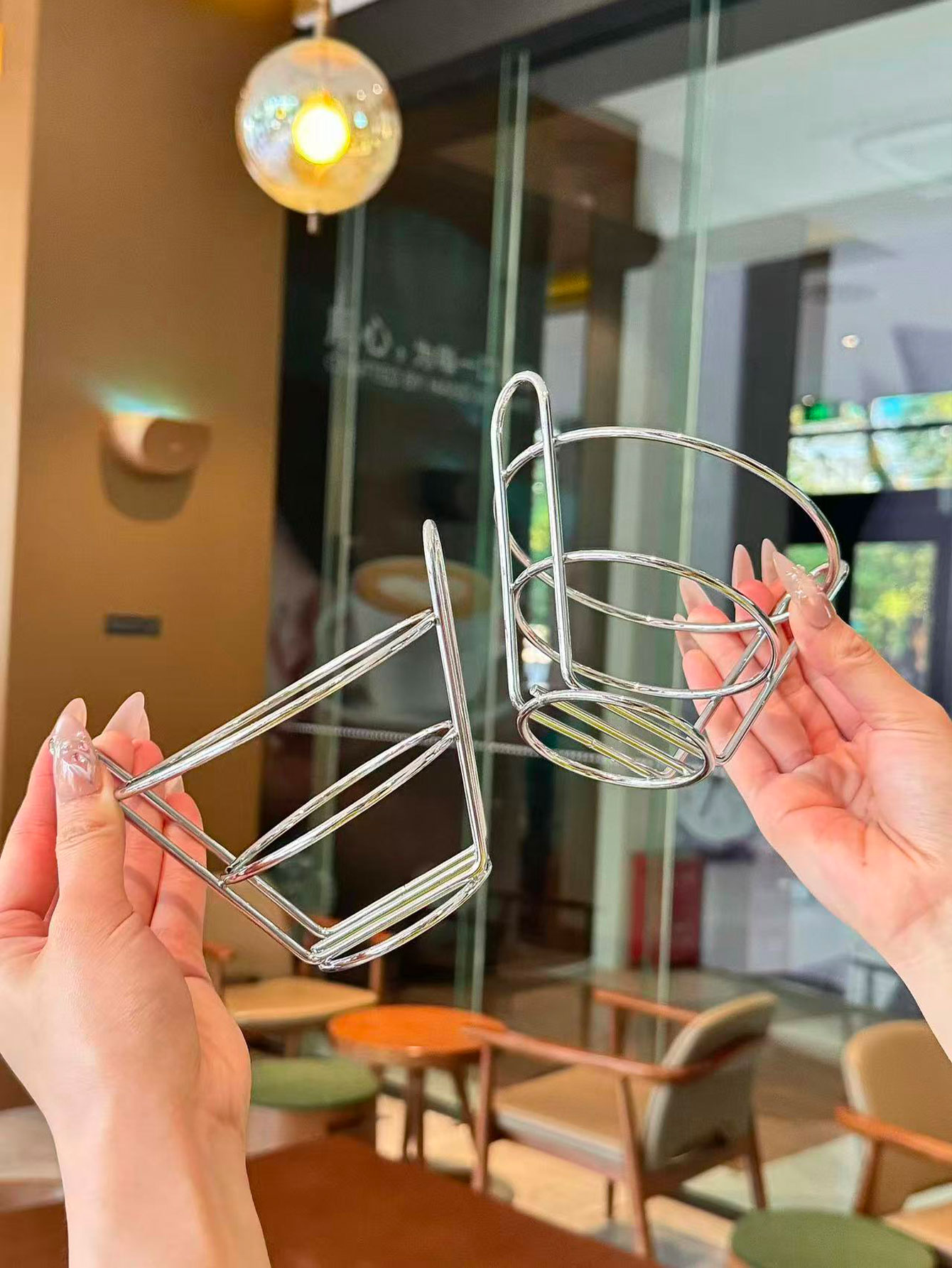 Żelazny koszyk na przekąski w  – Food Snacks Basket recenzja i cena