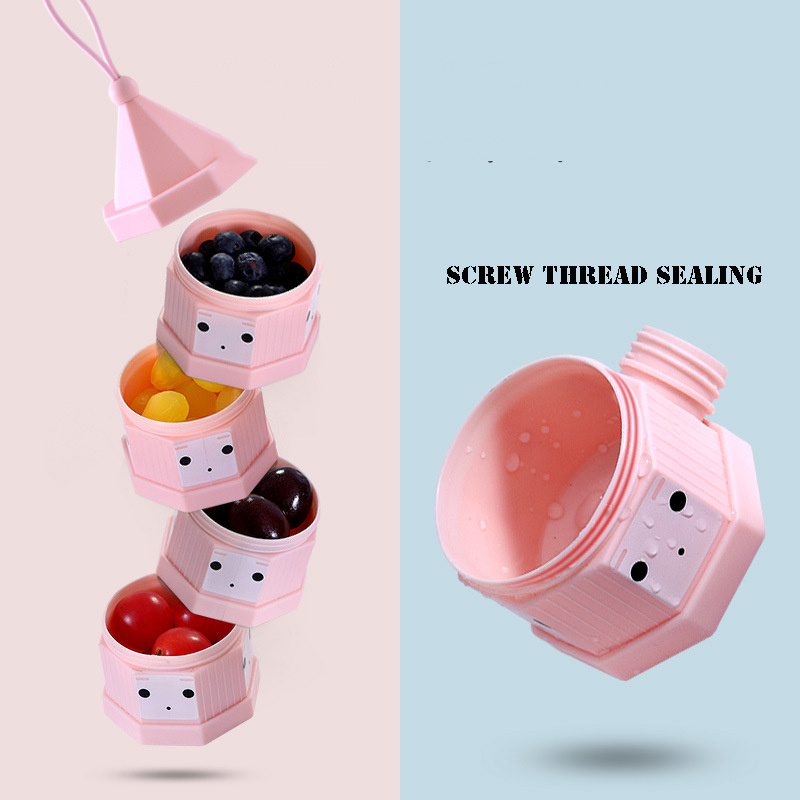 3/4 warstw pojemnik na żywność – Food Snacks For Kids recenzja i cena