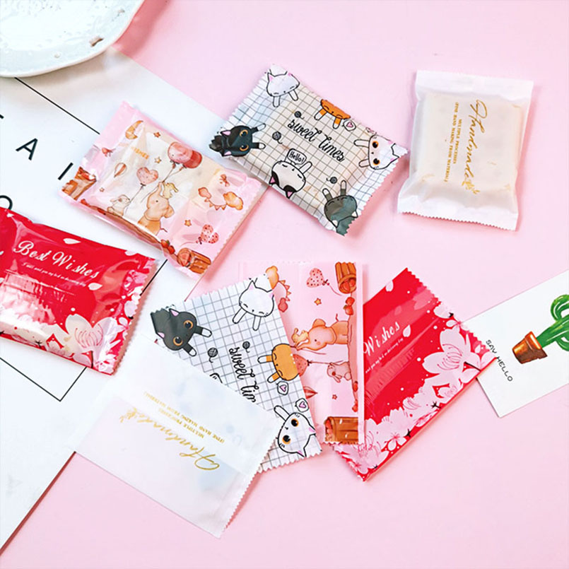 100 szt. Torebki plastikowe na – Food Snacks For Baby Shower recenzja i cena
