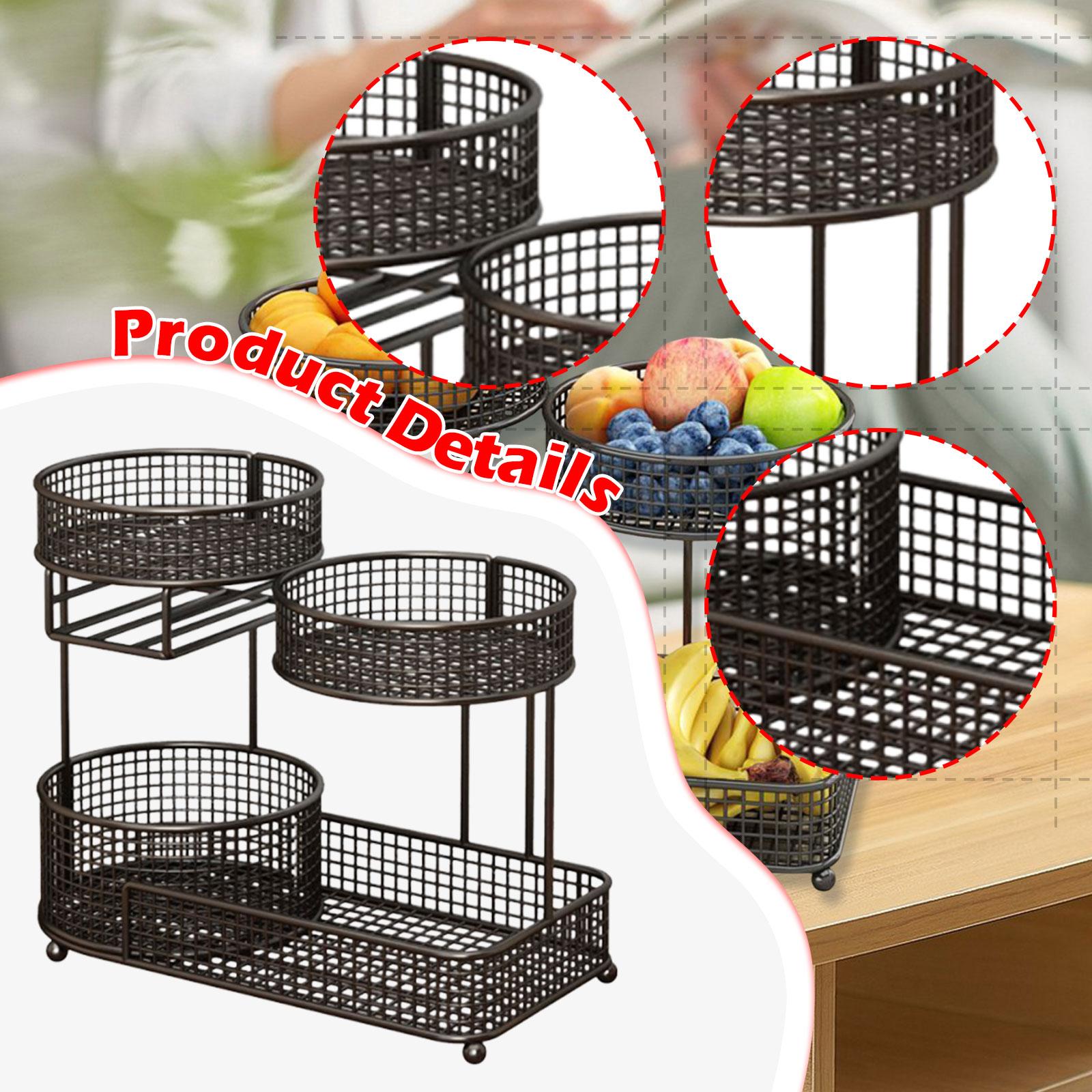 Duży metalowy koszyk na owoce, – Food Snacks Basket recenzja i cena